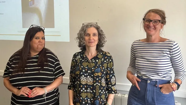Sam Lunnon, Jess Harris, Kathryn Hodges