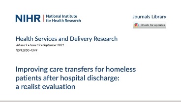 Hospital discharge arrangements
