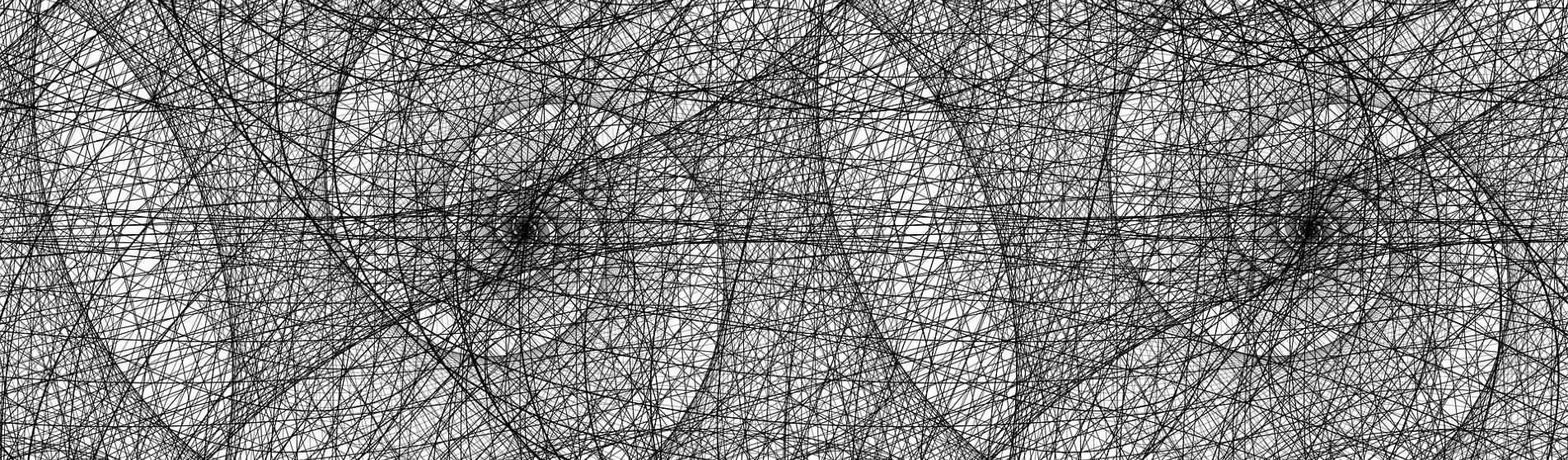 Monochrome abstract design depicting a network