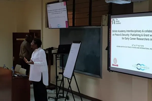 Professor Funmi Olonisakin lecture, Nairobi
