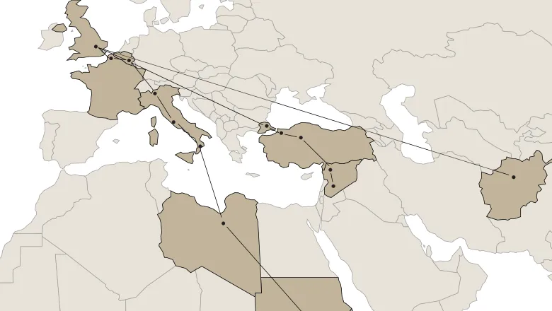 Refugee map