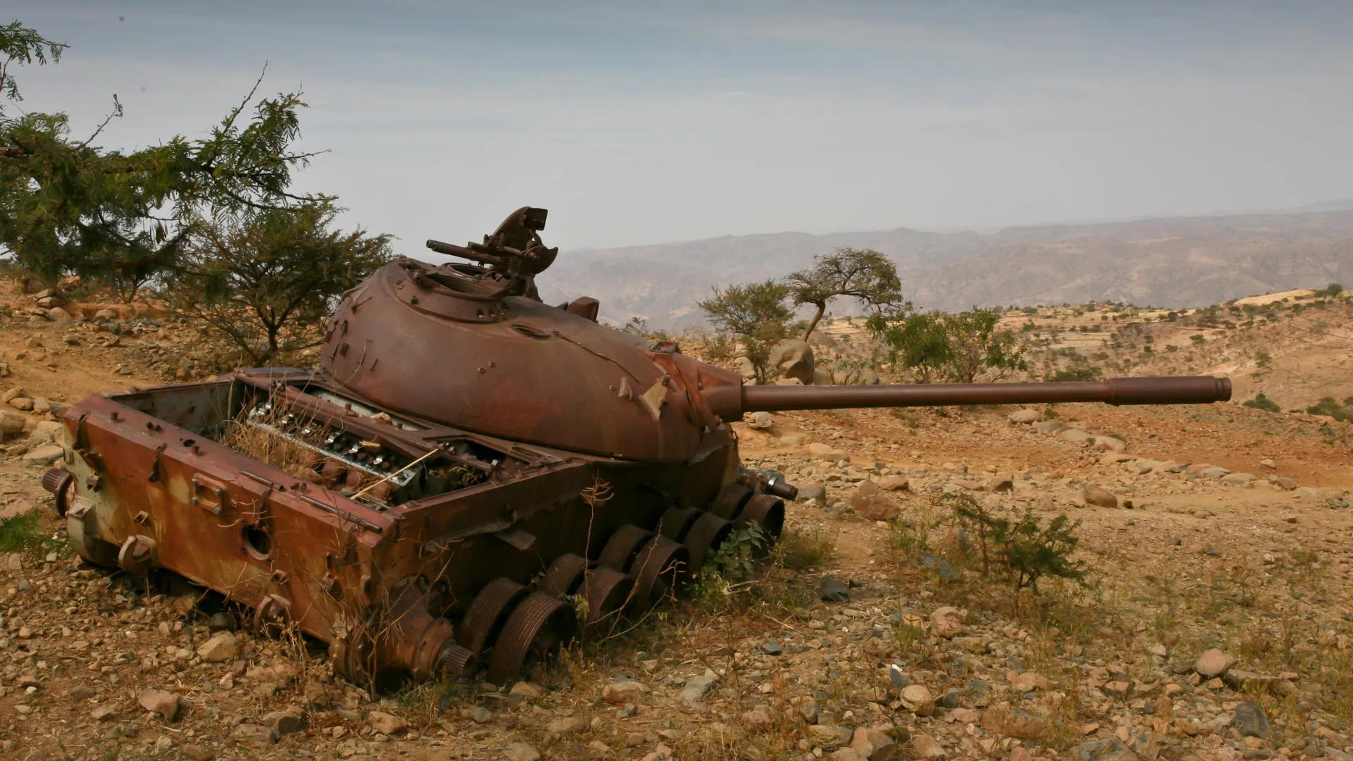 Tank in Tigray, Ethiopia