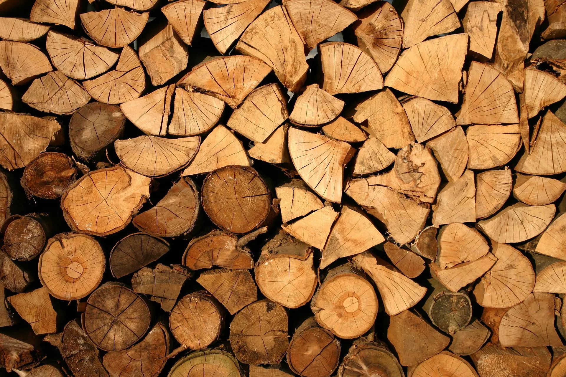 chopped wood