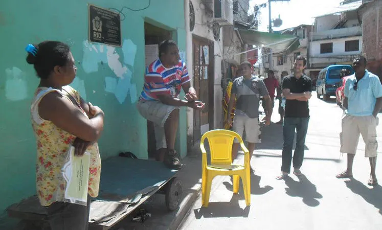 Matthew Richmond researching in Brazil