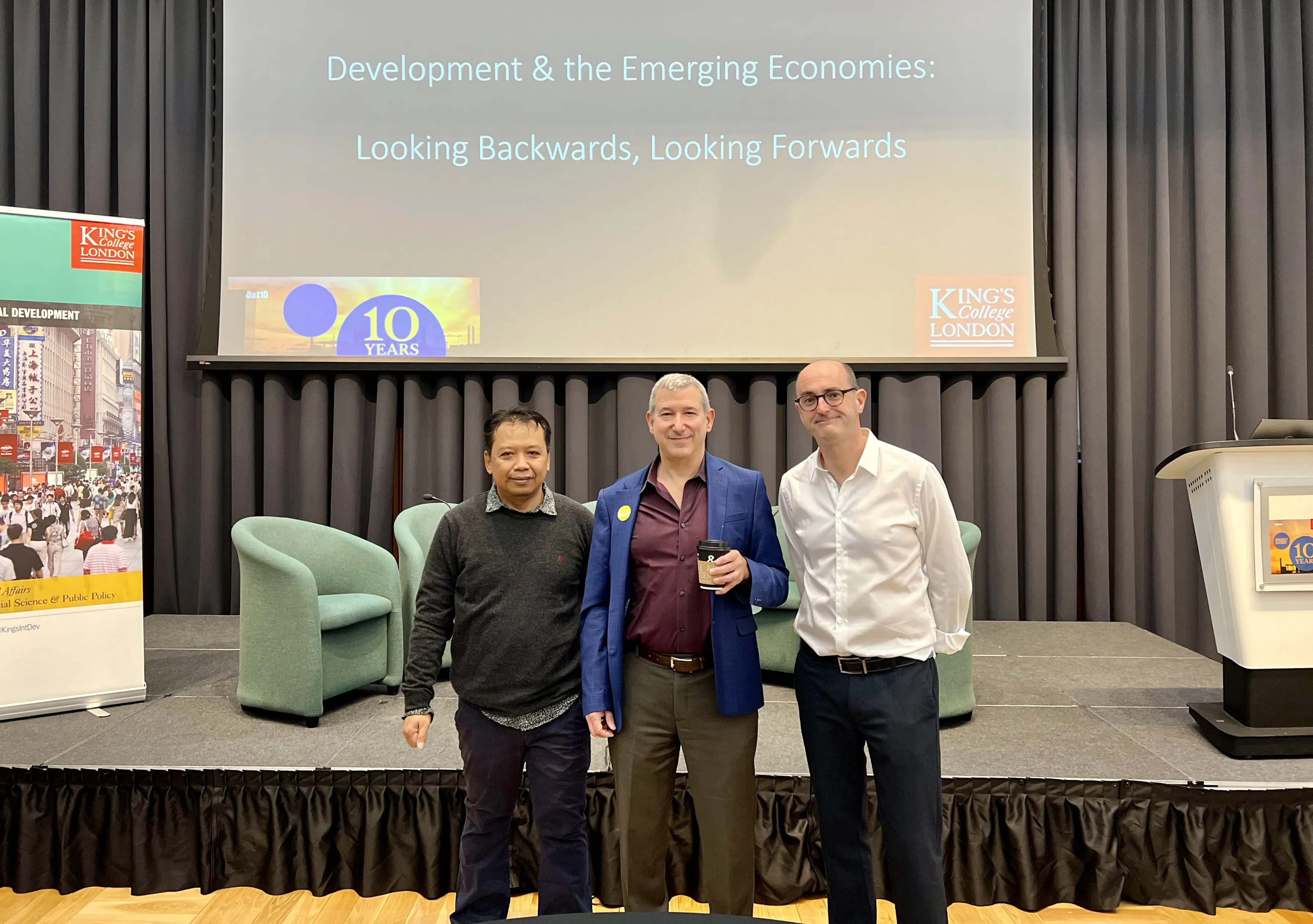 DID founders, Peter Kingstone and Andy Sumner with Arief Yusuf