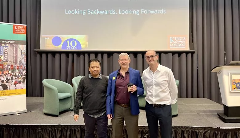 DID founders, Peter Kingstone and Andy Sumner with Arief Yusuf
