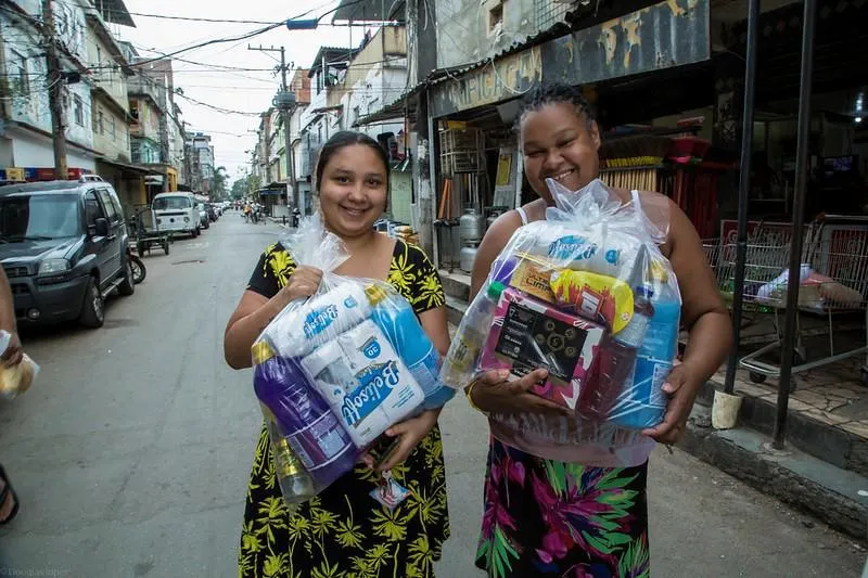 Beneficiaries of  hygiene parcels