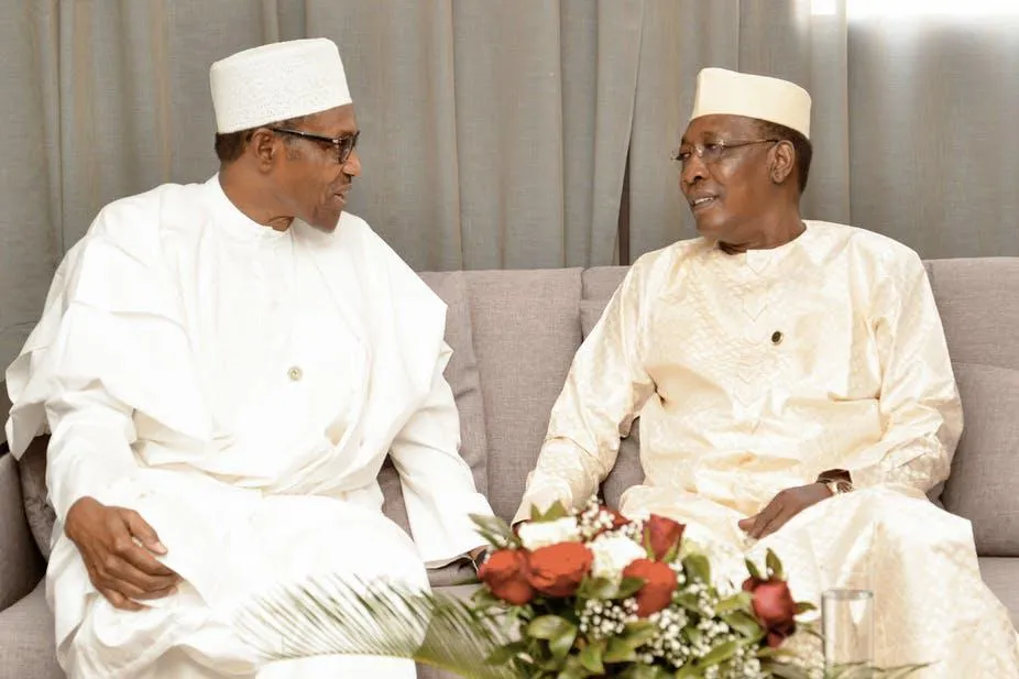 Presidents Buhari and Deby