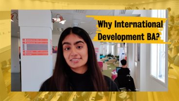Malika- Why study International Development BA at King's?