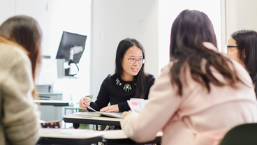 Students in a seminar at King's College London