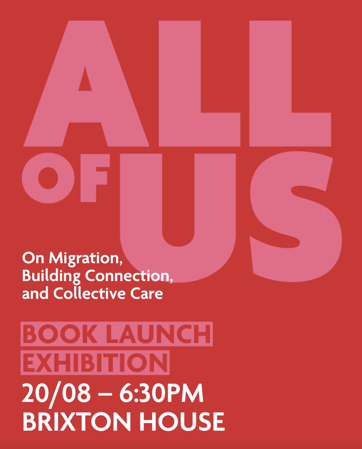 Exhibitionand book Launch_All of us cover image_migrants in action