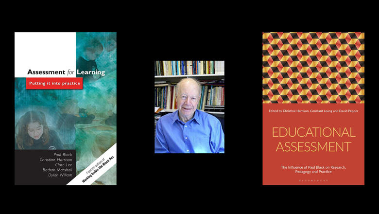cover images of two books, and headshot of Paul Black.