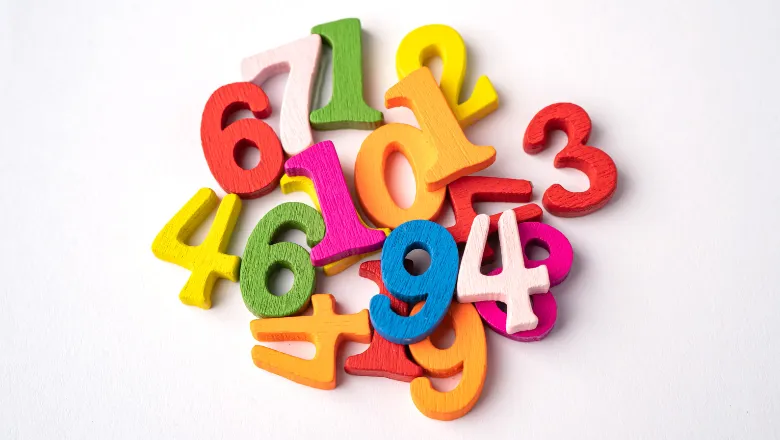 Wooden numbers
