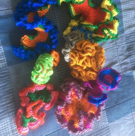 Coral reef crochet