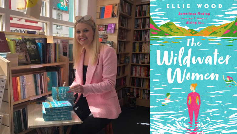 Ellie Wood signing her book 'The Wildwater Women' in a bookshop. Credit: Ellie Wood.
