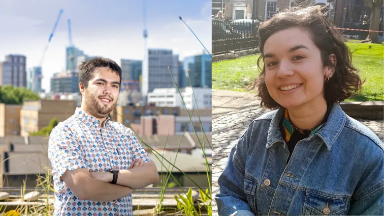 Images of Francis Jones (left) and Aylin Ozkan (right)