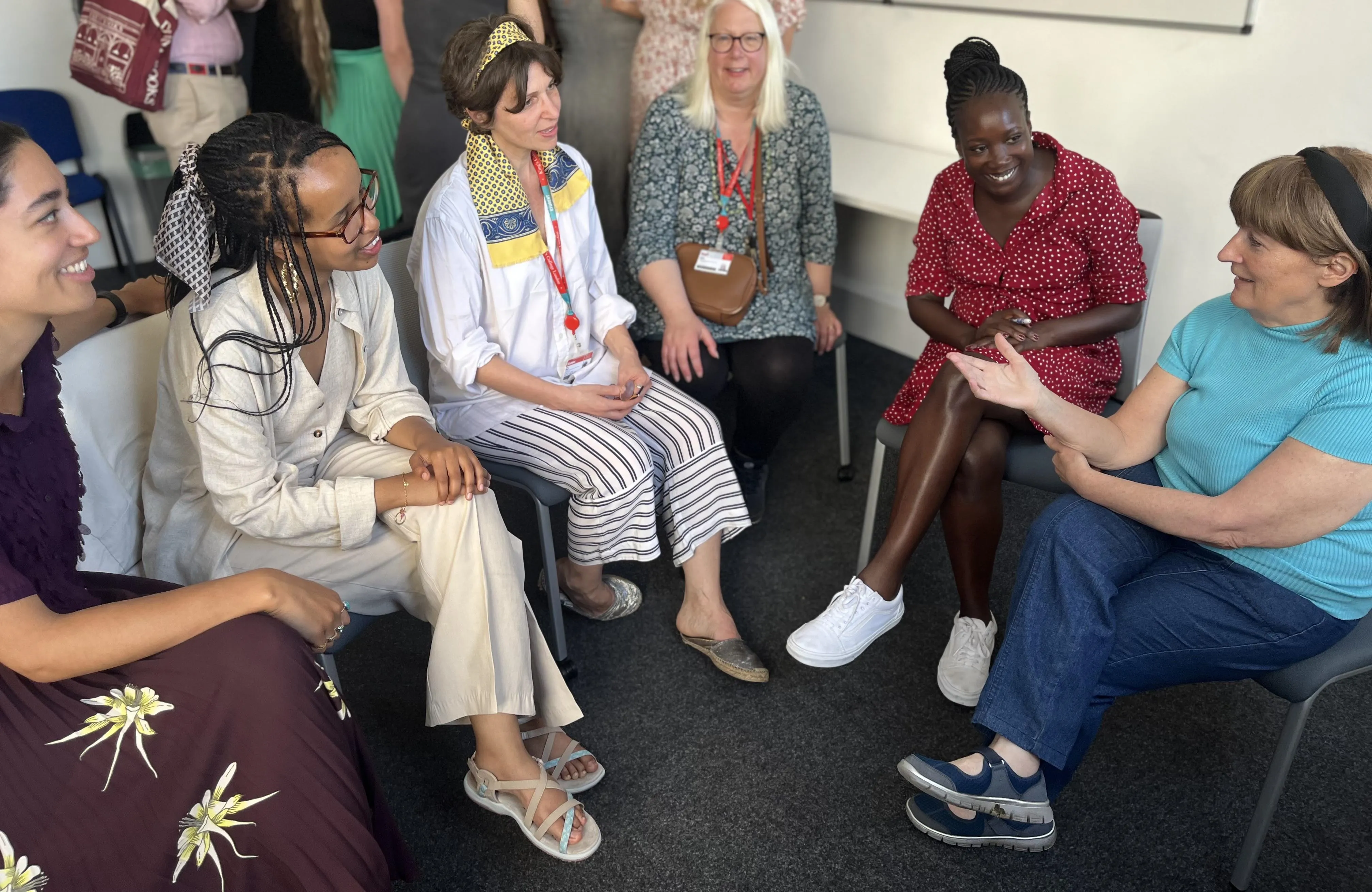 Jane Jones speaking at a Decolonising curriculum project event