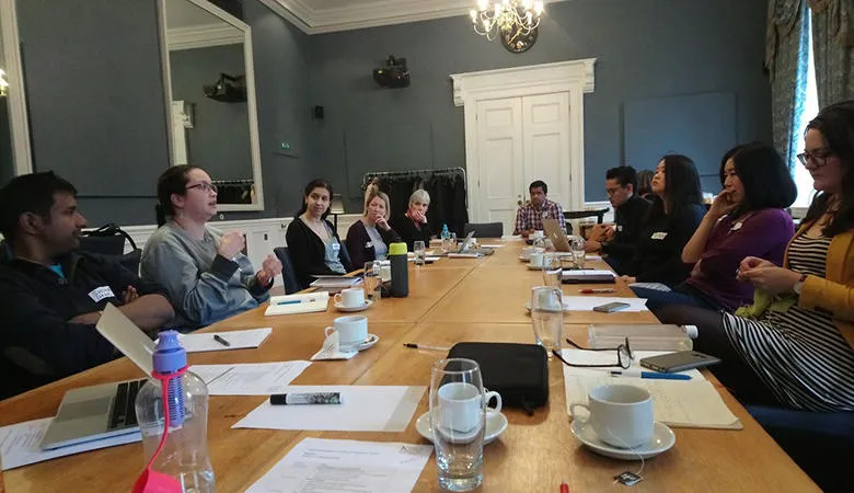 A meeting of PhD students at King's