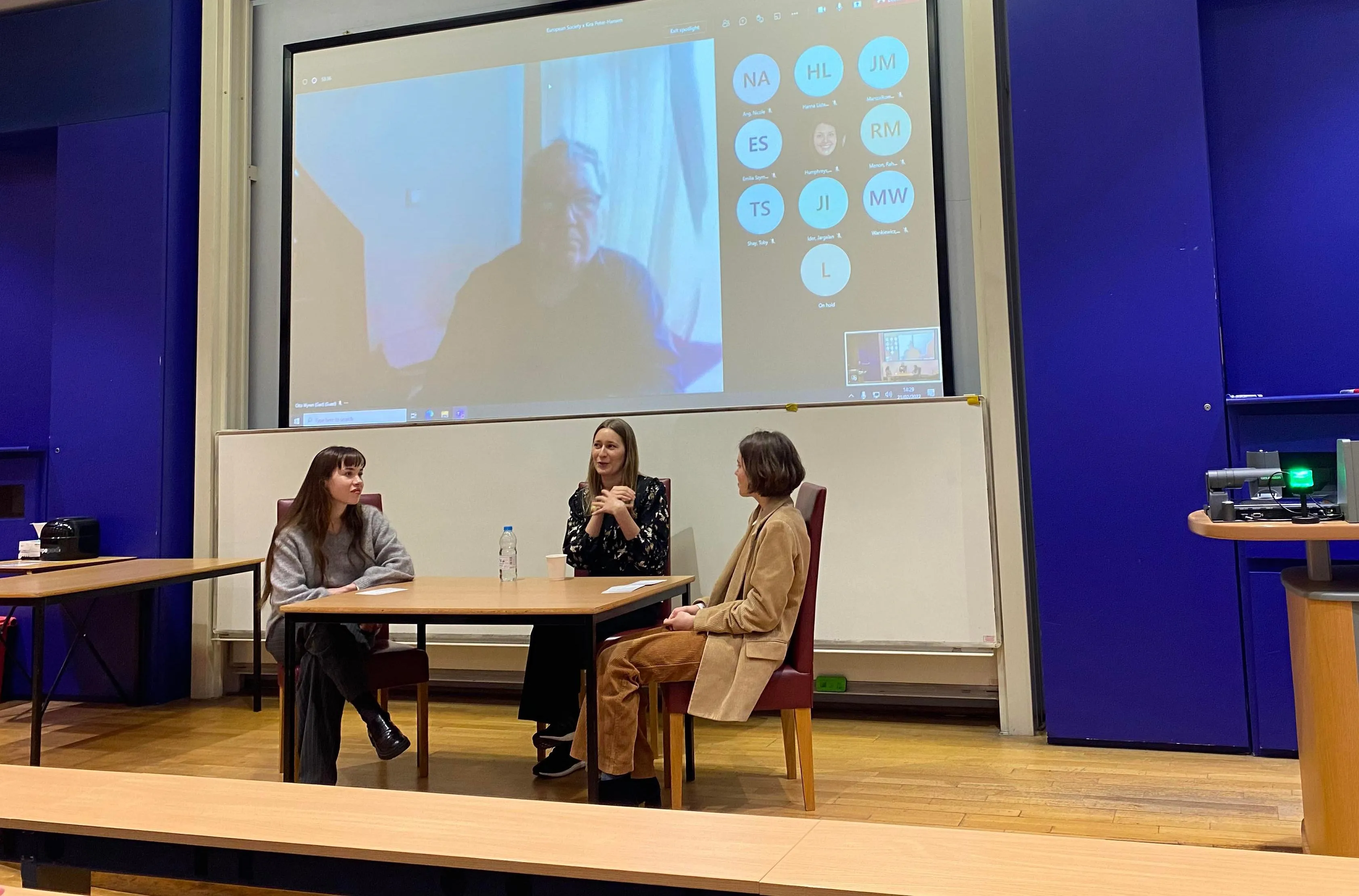 L-R: Barbara Listek, Kira Peter-Hansen, and Malina Anoil. Picture: KCL EUROPEAN SOCIETY