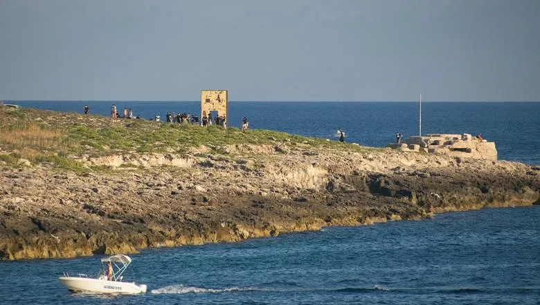 Lampedusa, off the coast of Italy, has been an arrival point for many migrants. Picture: RON DAUPHIN 