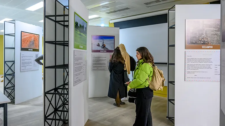 The Places without Postcards exhibition at the SSPP COP28 event Nov 2023
