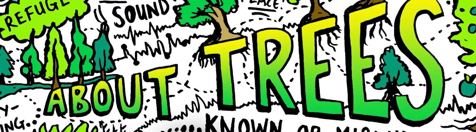 About Trees live sketch note