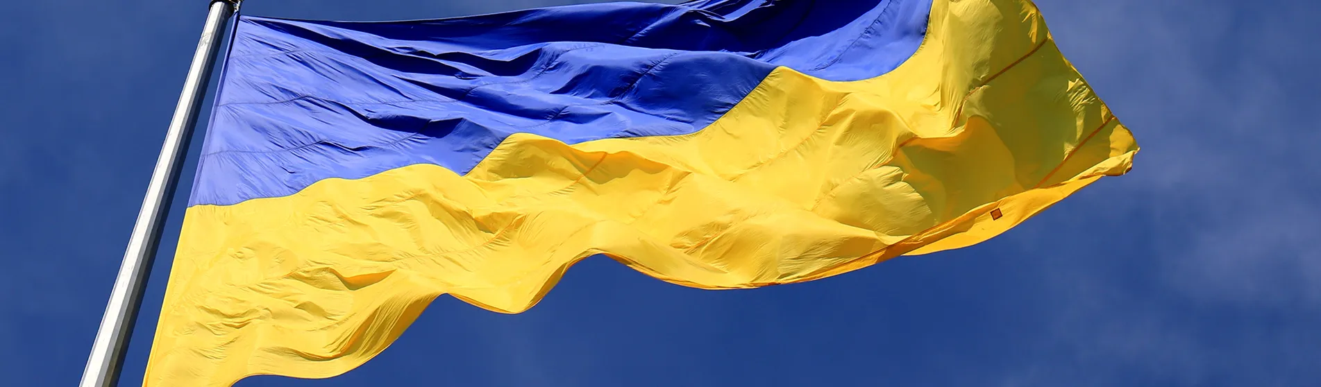 Ukraine flag image for expert series banner sized