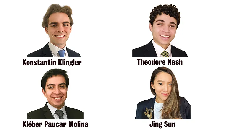 Headshots of some of the King's Schwarzman Scholars 2023-4