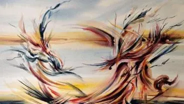 Award-winning migrant artist donates painting to King's