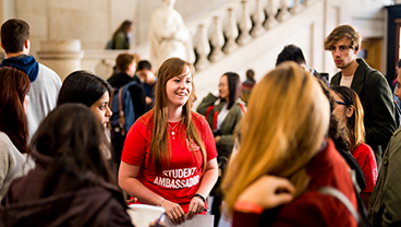 A student ambassador