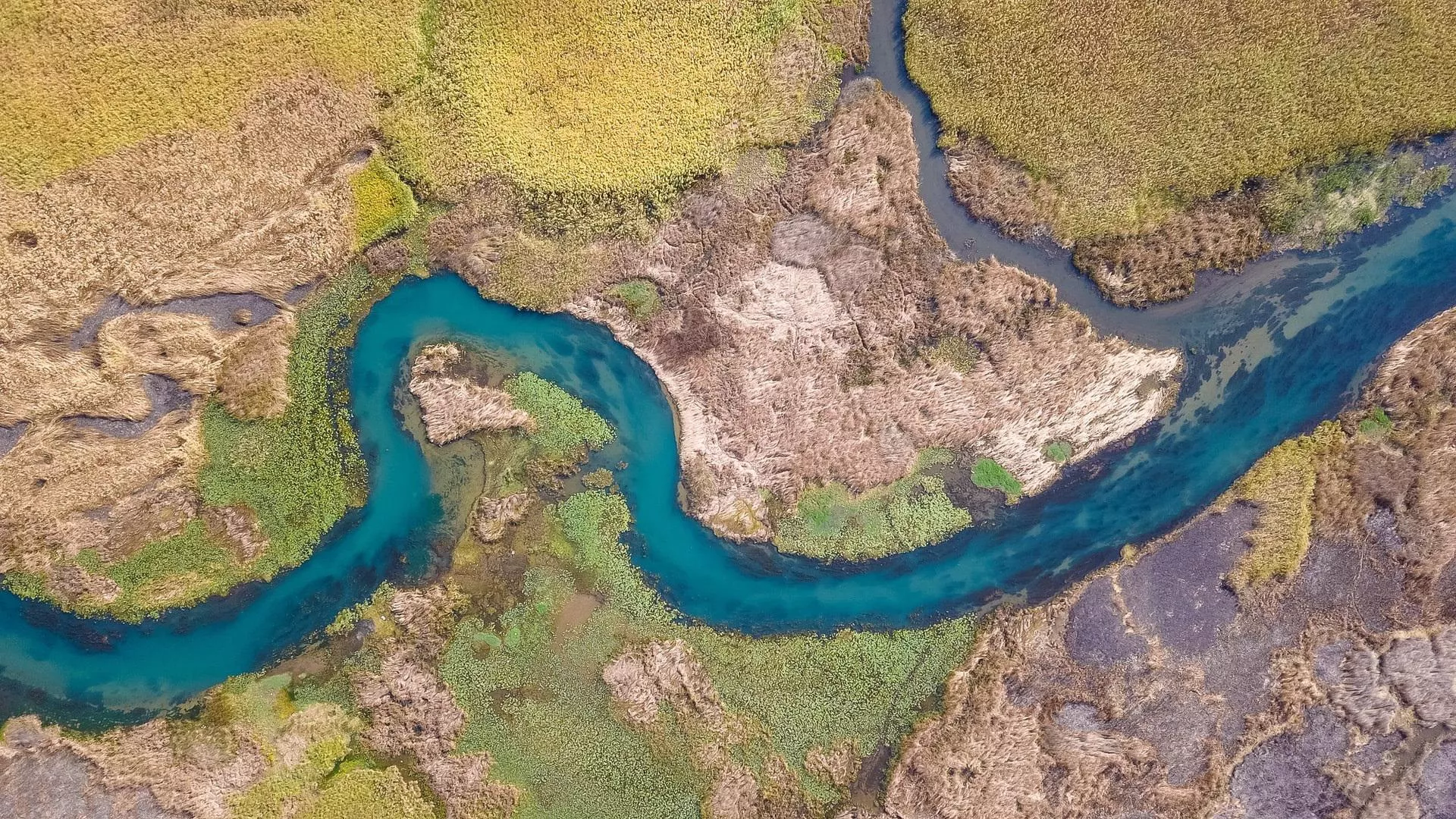 Aerial River Meander