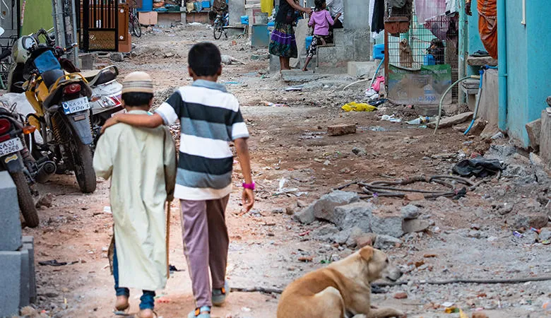 Ayona Datta slums in India
