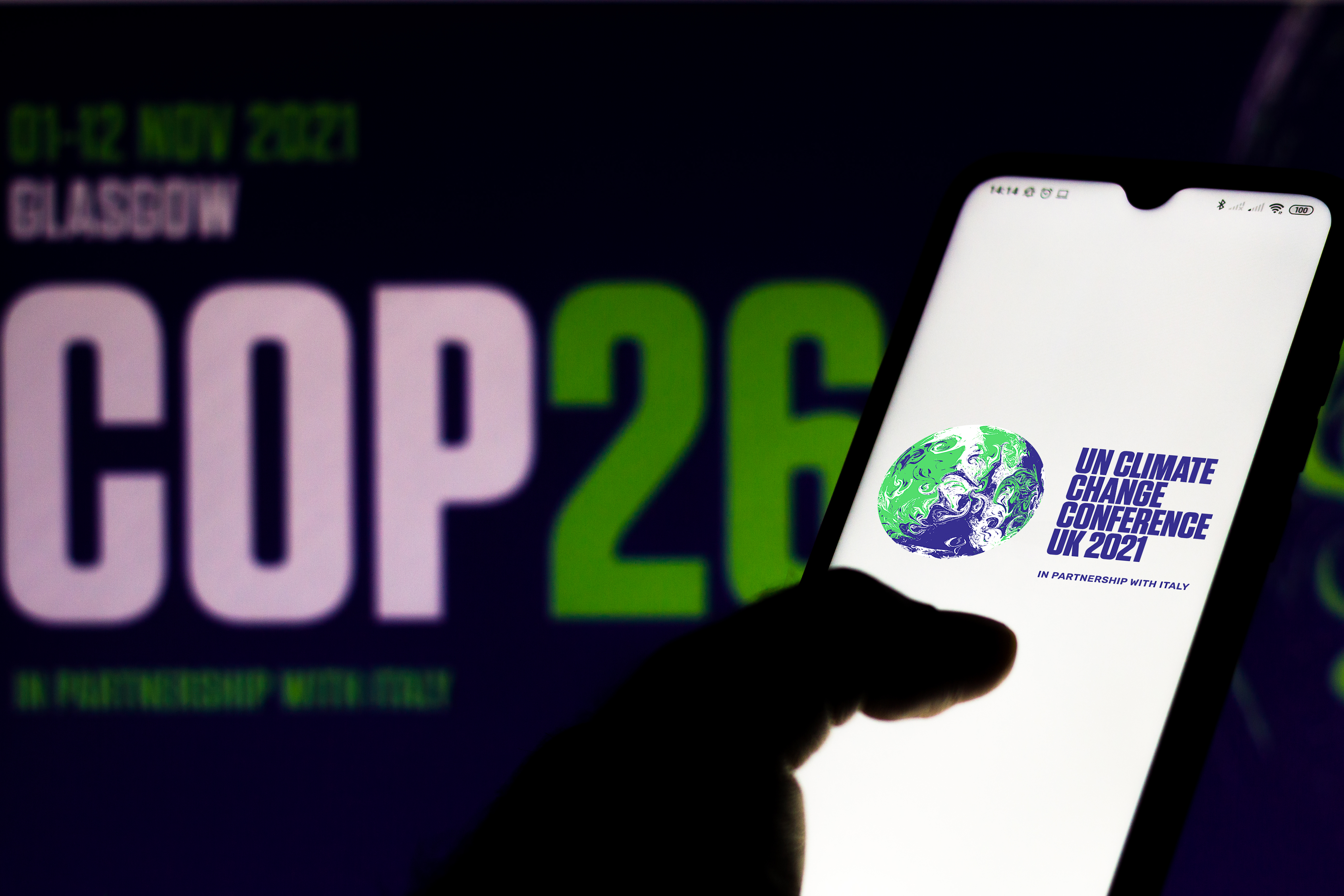 The COP26 logo