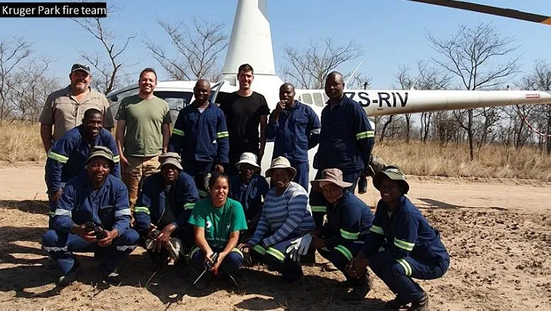 Kruger Park fire team