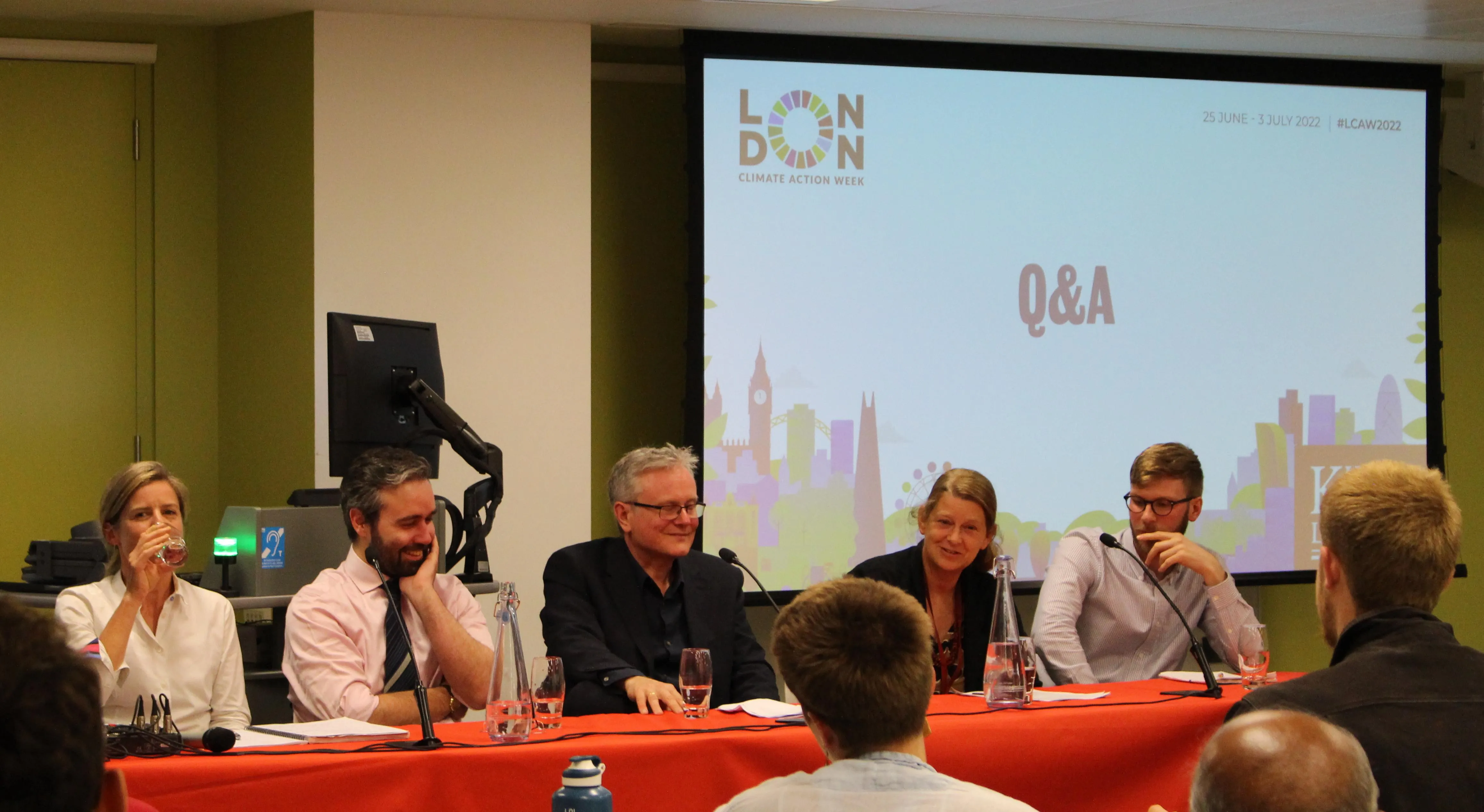 Panellists at SSPP climate panel, 29 June 2022