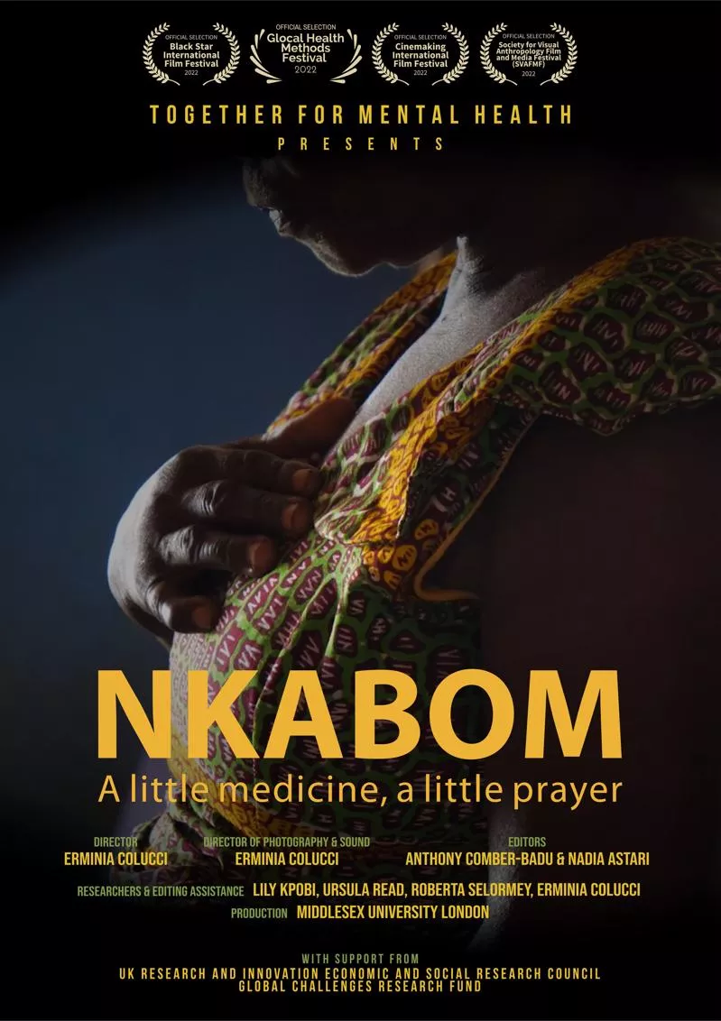 Documentary poster for Nkabom, 2021