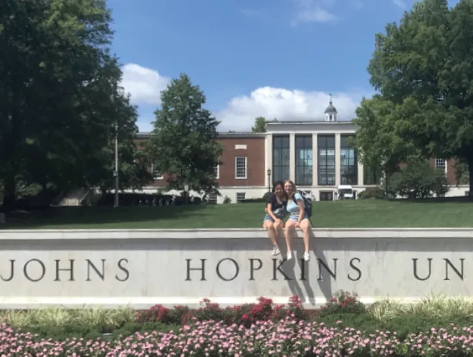 Aki Ho (GHSM student) at Johns Hopkins University