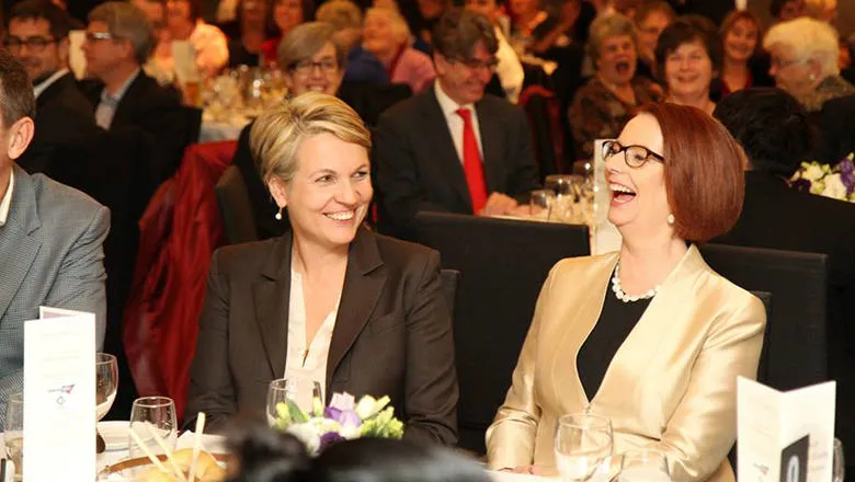 Tanya Plibersek and Julia Gillard