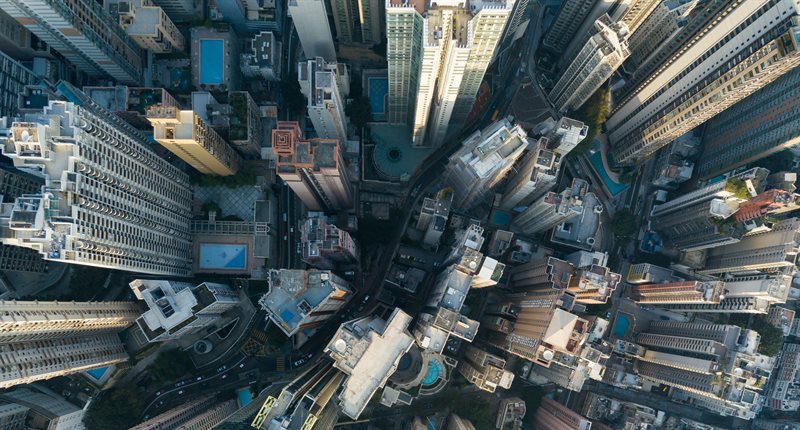 Aerial Skyscrapers