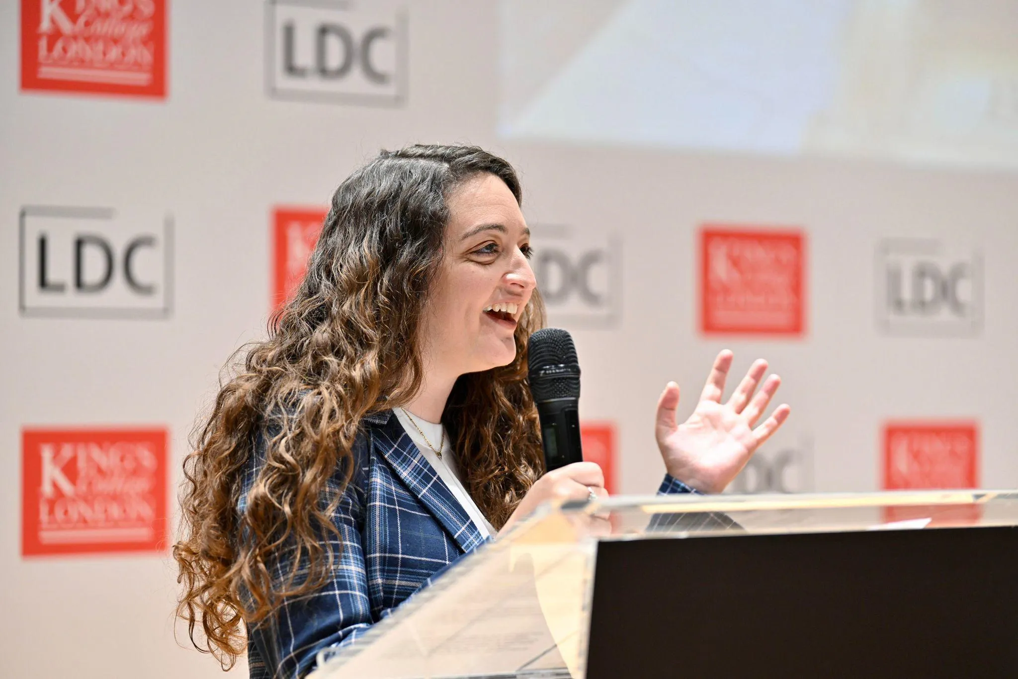 Dr Hillary Briffa speaking at the Future Leaders' Day