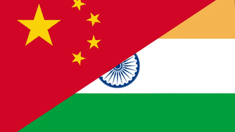 India-China Flag