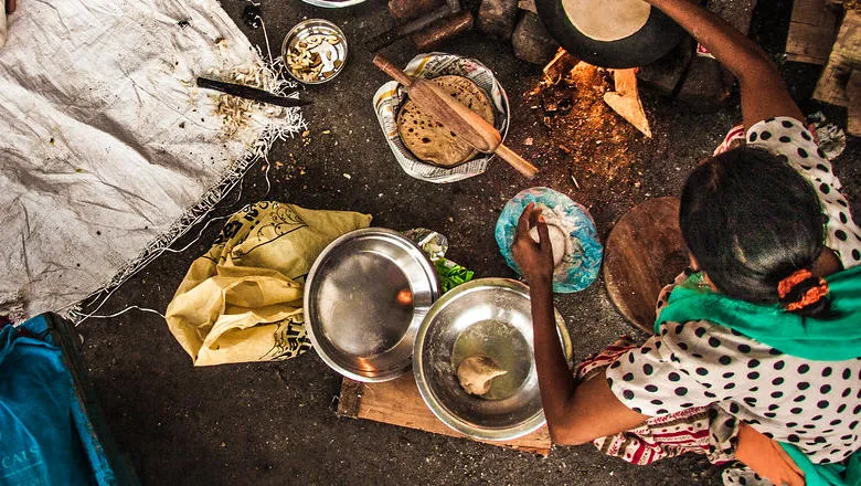 India slum