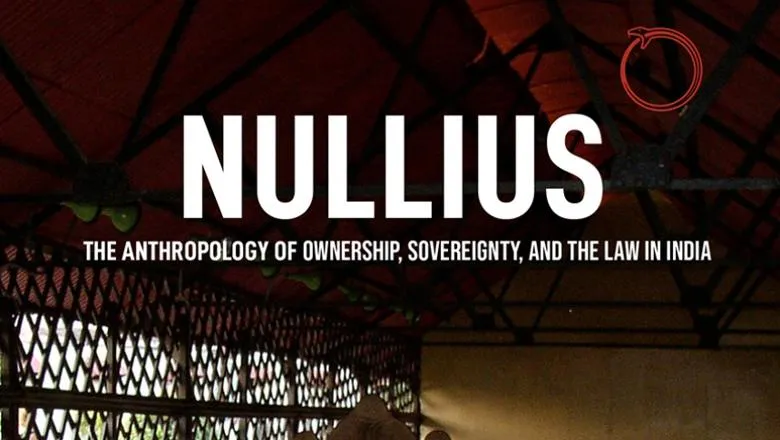 Book cover of Nullius. Image of an old oil mill used to punish prisoners.