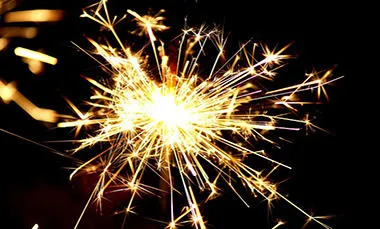 A sparkler