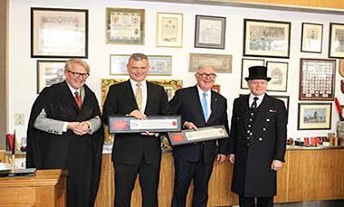 Dr Jon Davis is made a Freeman of the City of London