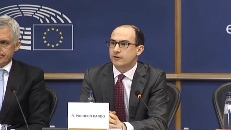 Dr Ramon Pacheco Pardo appeared before an EU sub-committee.