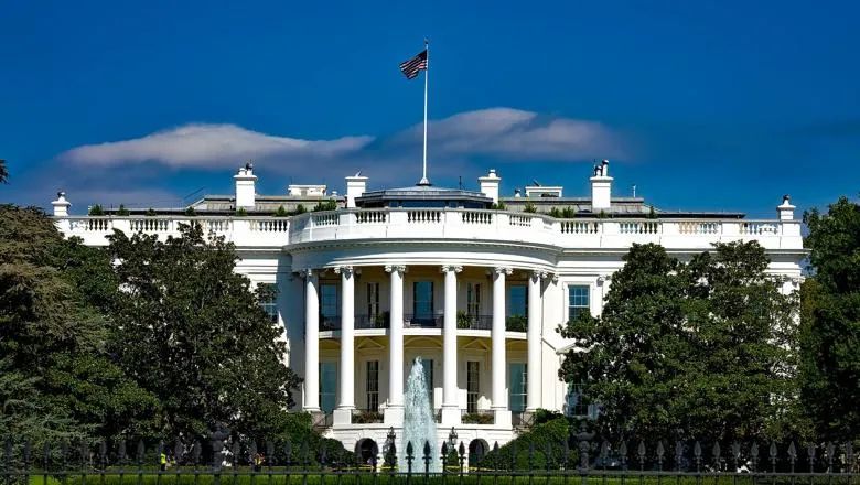 The White House, in Washington DC.