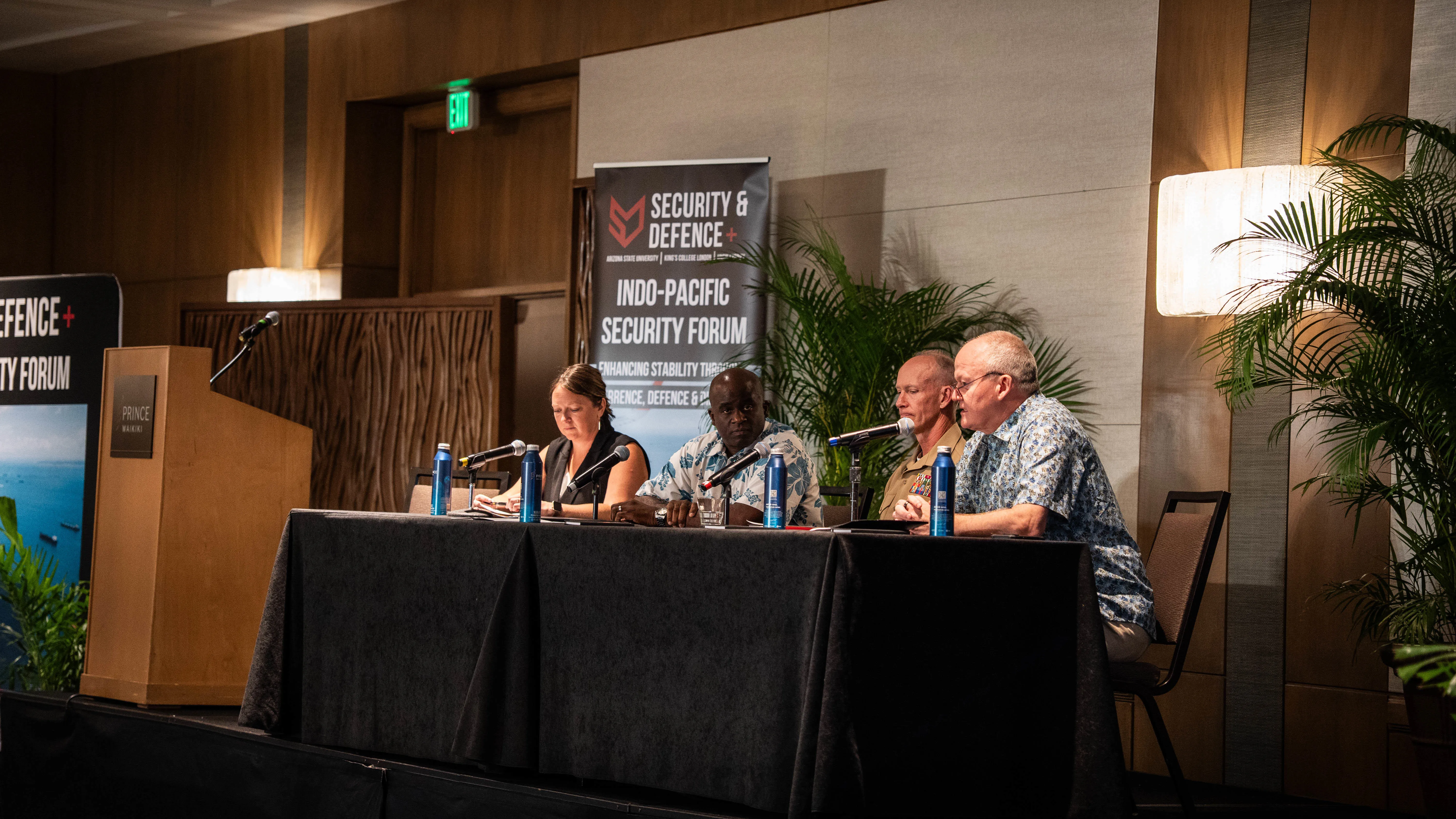 Panel 4 - Dr Alicia Ellis, Col (Ret) Brian Hill, LTG James Glynn, Paul Tennant