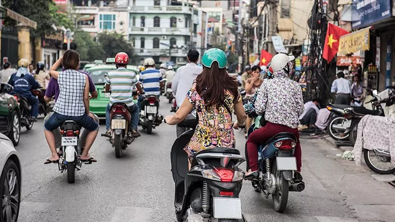 Hanoi streets, Vietnam