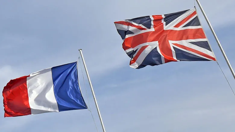 France & UK Flags
